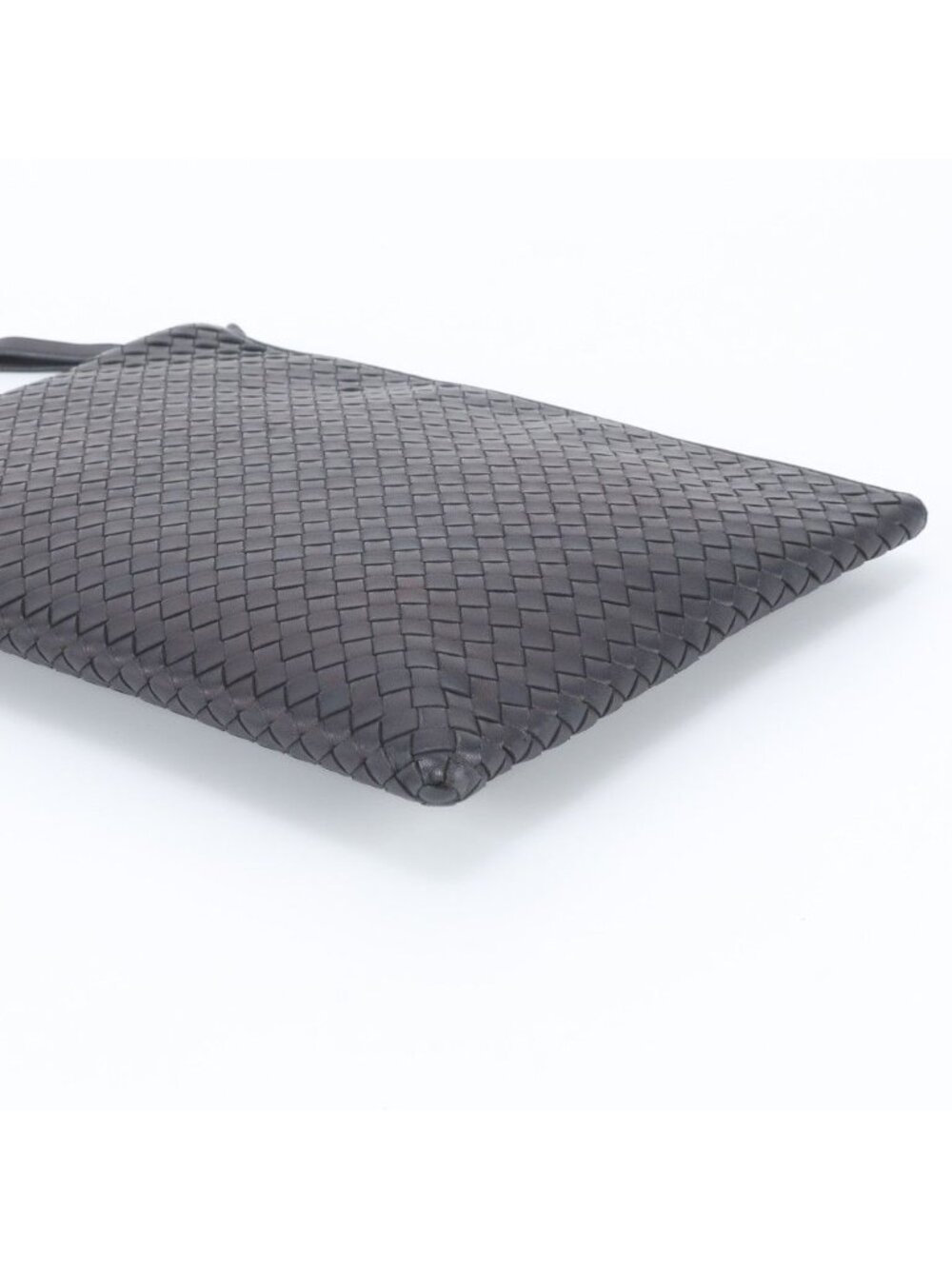 Bottega Veneta Intrecciato Leather Clutch Pouch Black - Picture 4 of 11